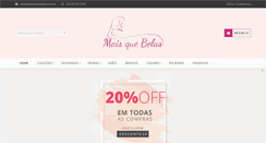 Desktop Screenshot of maisquebelas.com.br