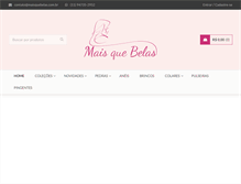 Tablet Screenshot of maisquebelas.com.br